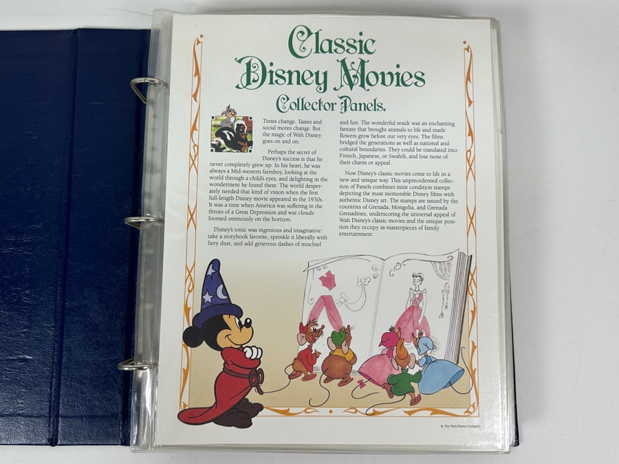 Classic Disney Movies Collector Panels Mint Stamps From The Postal Commemorative Society 78 Pages - See Photos [Photo 3]