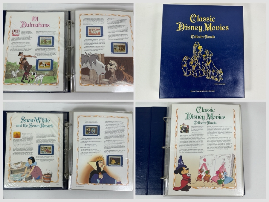 Classic Disney Movies Collector Panels Mint Stamps From The Postal Commemorative Society 78 Pages - See Photos [Photo 1]
