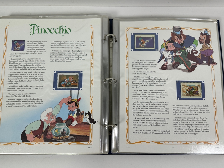 Classic Disney Movies Collector Panels Mint Stamps From The Postal Commemorative Society 78 Pages - See Photos [Photo 17]