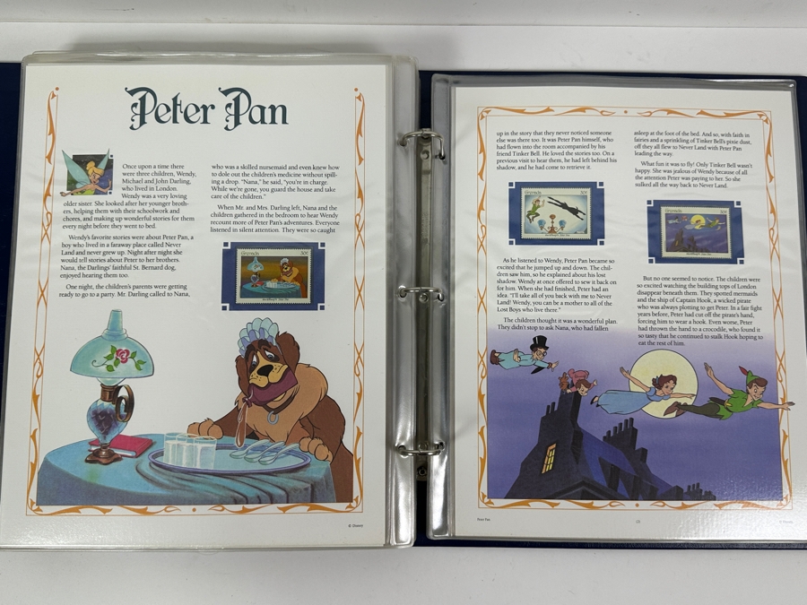 Classic Disney Movies Collector Panels Mint Stamps From The Postal Commemorative Society 78 Pages - See Photos [Photo 21]