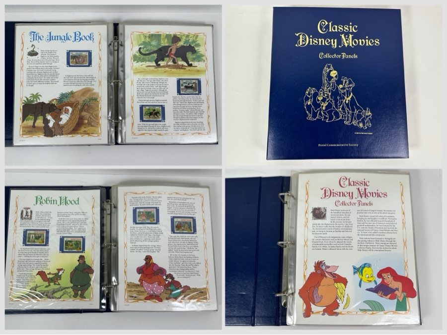 Classic Disney Movies Collector Panels Mint Stamps From The Postal Commemorative Society 62 Pages - See Photos [Photo 1]