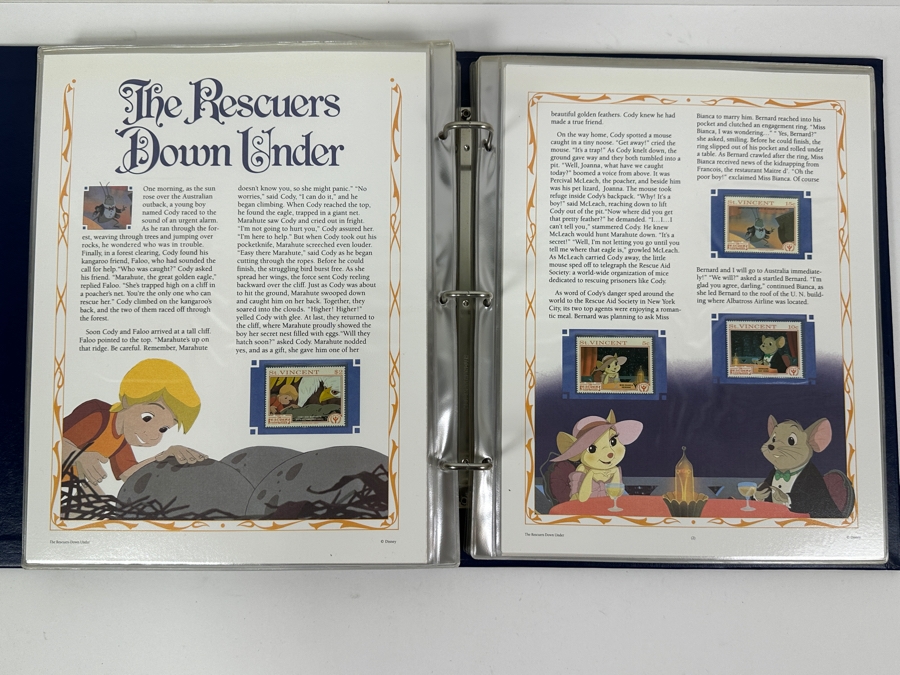 Classic Disney Movies Collector Panels Mint Stamps From The Postal Commemorative Society 62 Pages - See Photos [Photo 12]