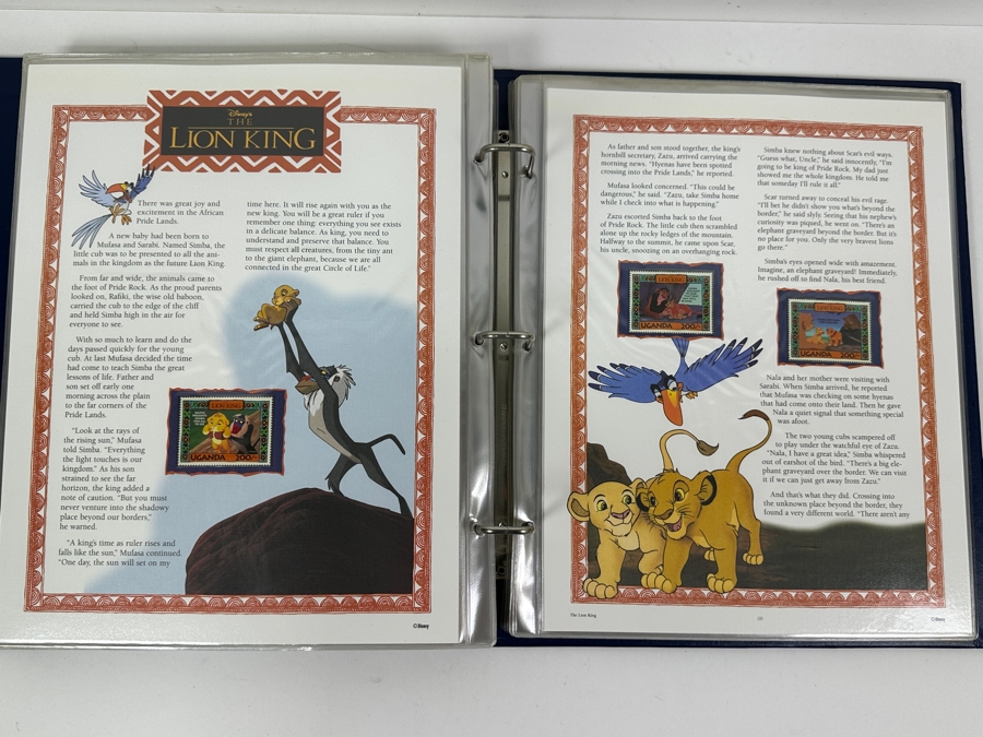 Classic Disney Movies Collector Panels Mint Stamps From The Postal Commemorative Society 62 Pages - See Photos [Photo 13]