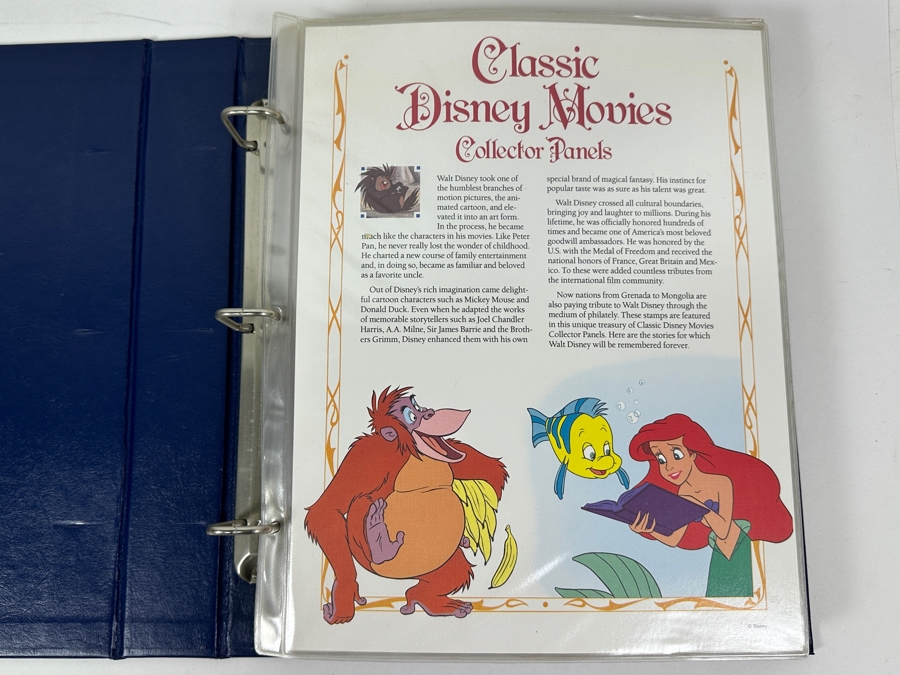 Classic Disney Movies Collector Panels Mint Stamps From The Postal Commemorative Society 62 Pages - See Photos [Photo 3]