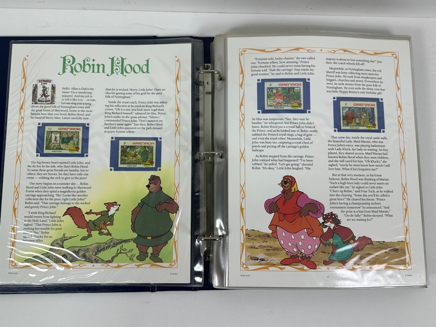 Classic Disney Movies Collector Panels Mint Stamps From The Postal Commemorative Society 62 Pages - See Photos [Photo 4]