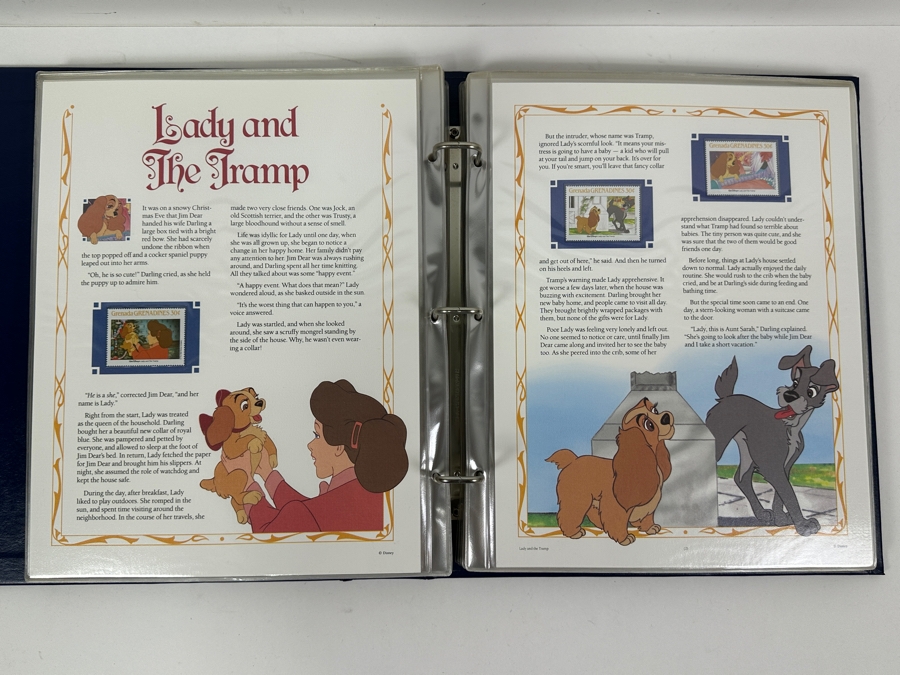 Classic Disney Movies Collector Panels Mint Stamps From The Postal Commemorative Society 62 Pages - See Photos [Photo 9]