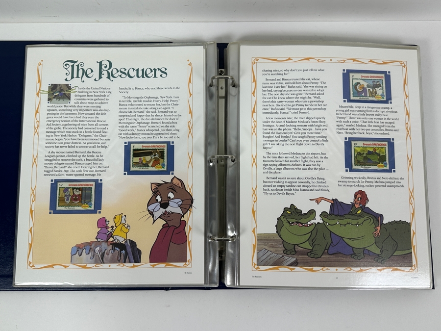 Classic Disney Movies Collector Panels Mint Stamps From The Postal Commemorative Society 62 Pages - See Photos [Photo 6]