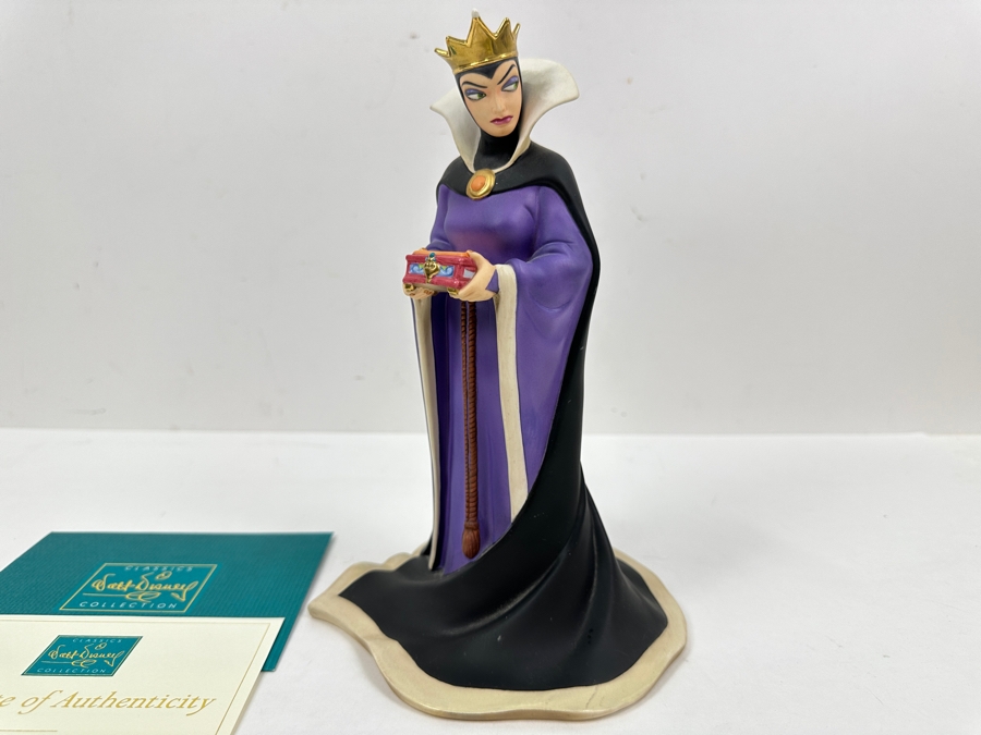 Walt Disney Classics Collection WDCC Figurine Snow White 60th Anniversary Queen 'Bring Back Her Heart...' 1997 Event Sculpture With COA 9.5H [Photo 2]