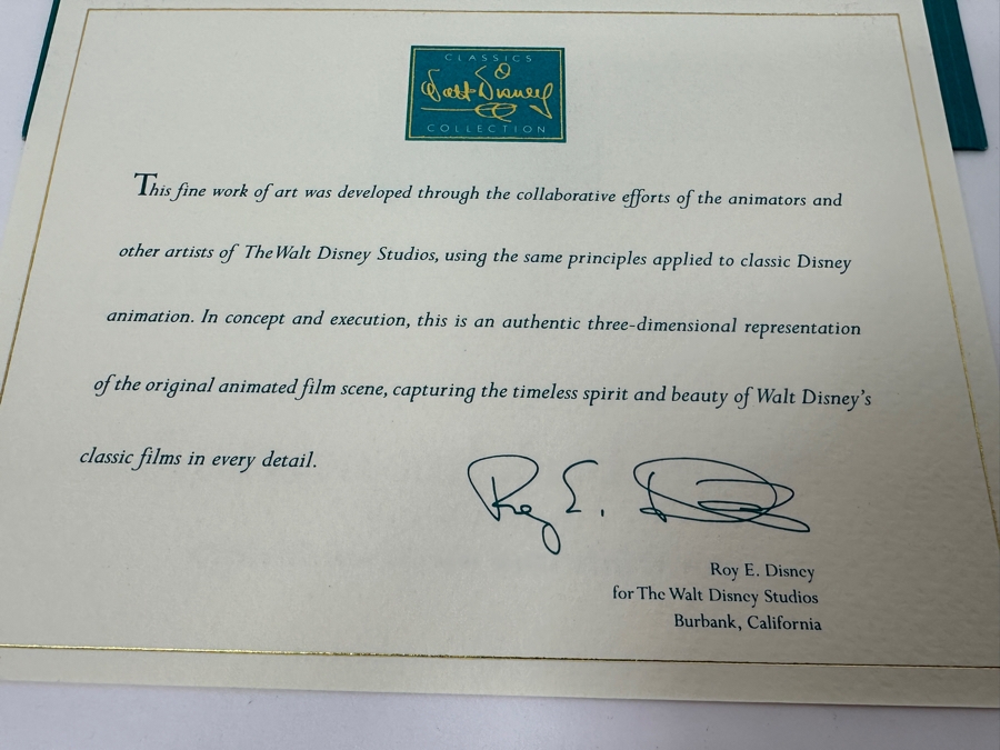 Walt Disney Classics Collection WDCC Figurine Snow White 60th Anniversary Queen 'Bring Back Her Heart...' 1997 Event Sculpture With COA 9.5H [Photo 11]