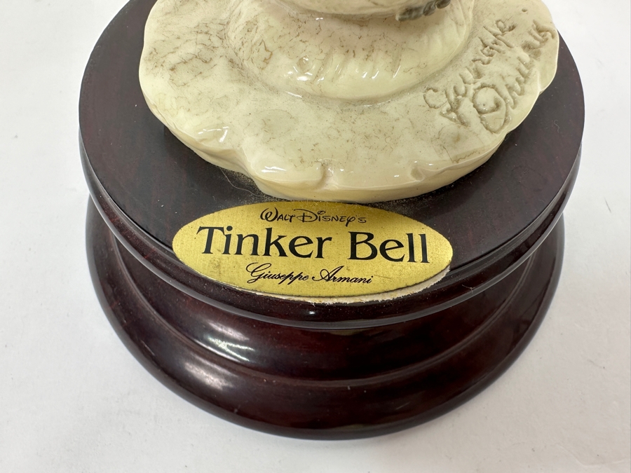 Florence Giuseppe Armani 'Tinker Bell' Walt Disney Figurine Made In Italy 12.25H [Photo 4]