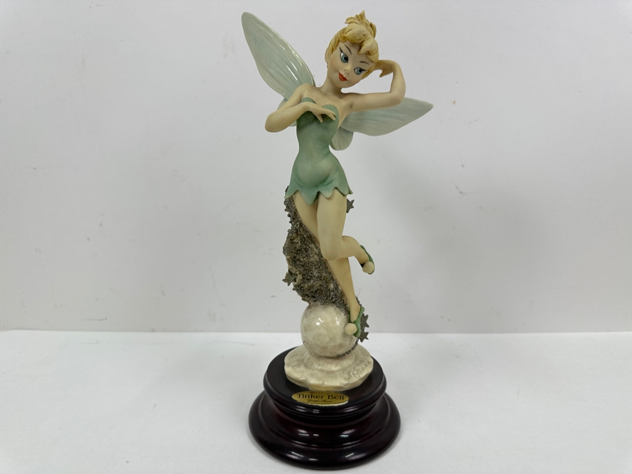 Florence Giuseppe Armani 'Tinker Bell' Walt Disney Figurine Made In Italy 12.25H [Photo 2]