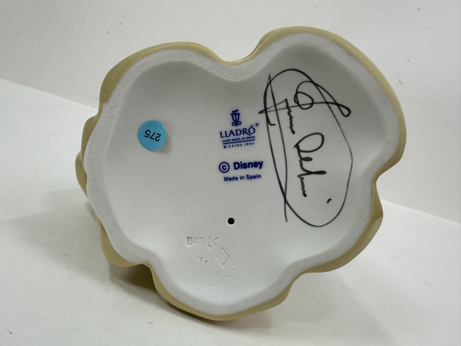 Vintage Signed Lladro Snow White Figurine With Original Box Signed On Bottom 9.25H [Photo 8]