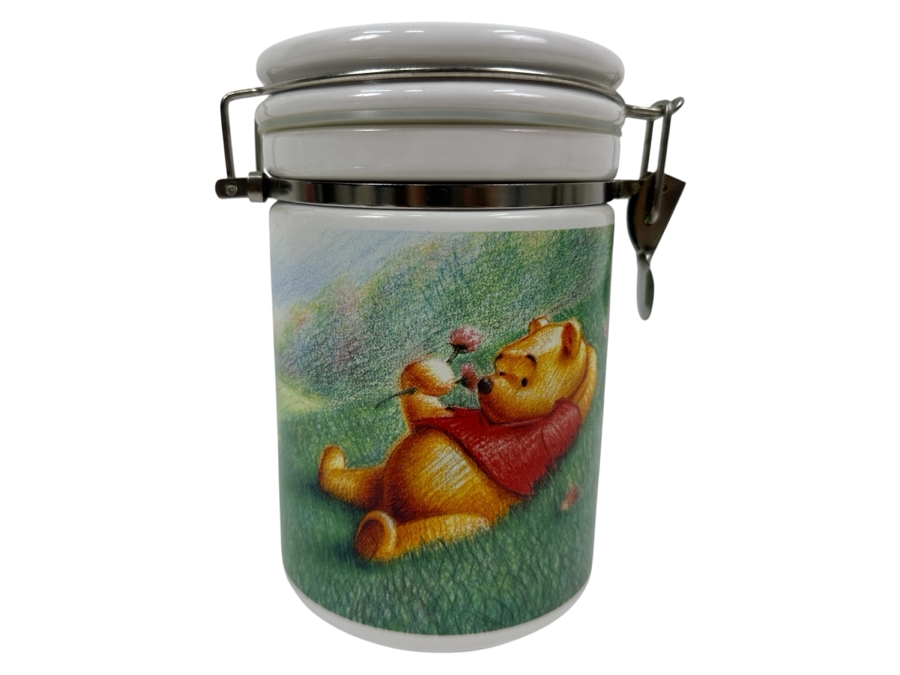 Disney Winnie The Pooh Jar With Lid 8H [Photo 1]