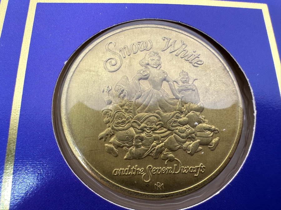 50th Anniversary Walt Disney's Classic Snow White And The Seven Dwarfs Special Edition Commemorative Ticket & Coin 1987 [Photo 9]