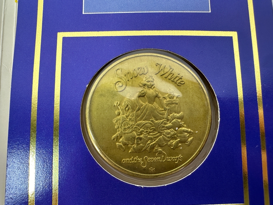 50th Anniversary Walt Disney's Classic Snow White And The Seven Dwarfs Special Edition Commemorative Ticket & Coin 1987 [Photo 8]