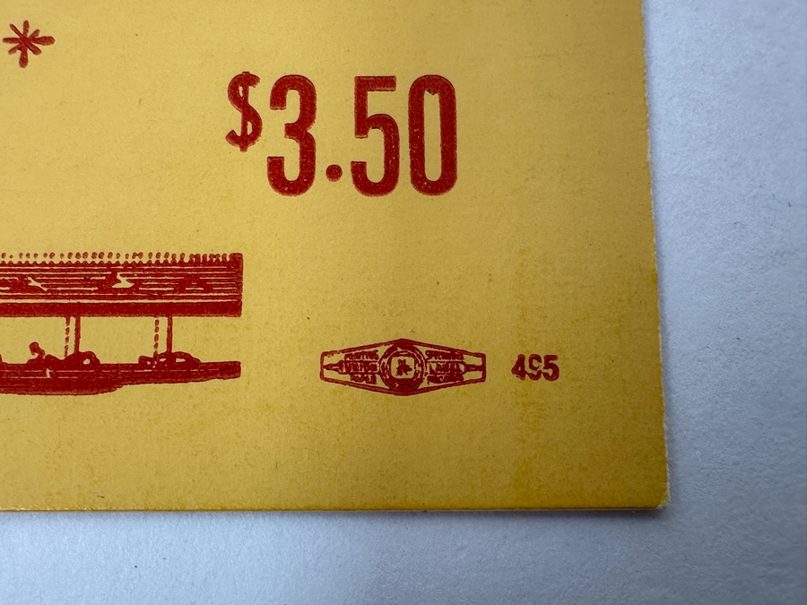 Vintage Disneyland Special Complimentary Main Gate Admission Admit One Adult Ticket Circa 1970 $3.50 5 X 2 [Photo 5]