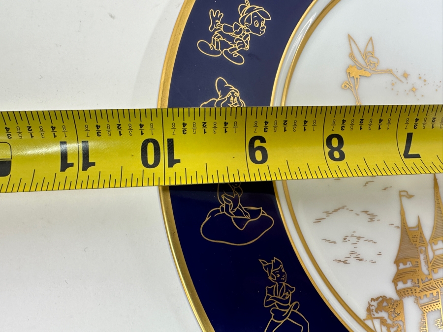 Limited Edition Tokyo Disneyland Grand Opening Commemorative Plate 10'W [Photo 4]