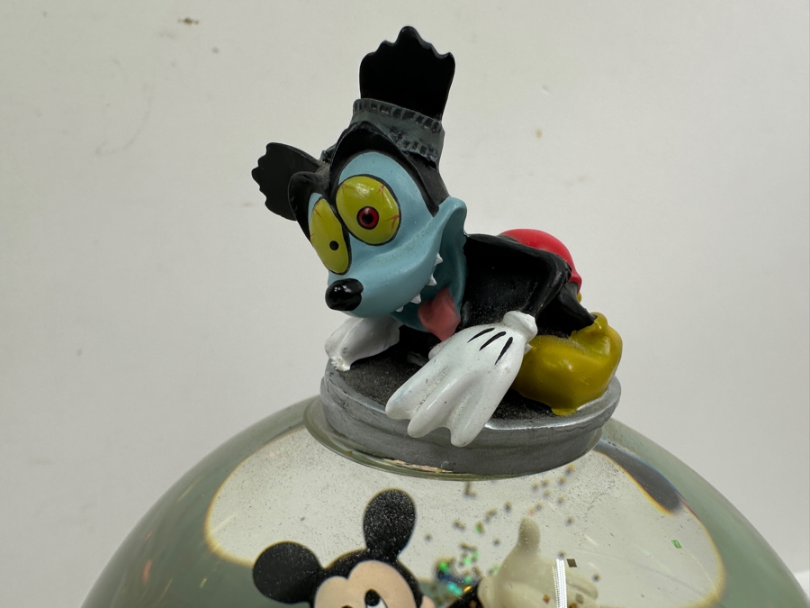Disney Mickey Mouse Snow Globe With Tune 'Mickey Mouse Club March' By Dodd Jimmie 9.25H [Photo 5]
