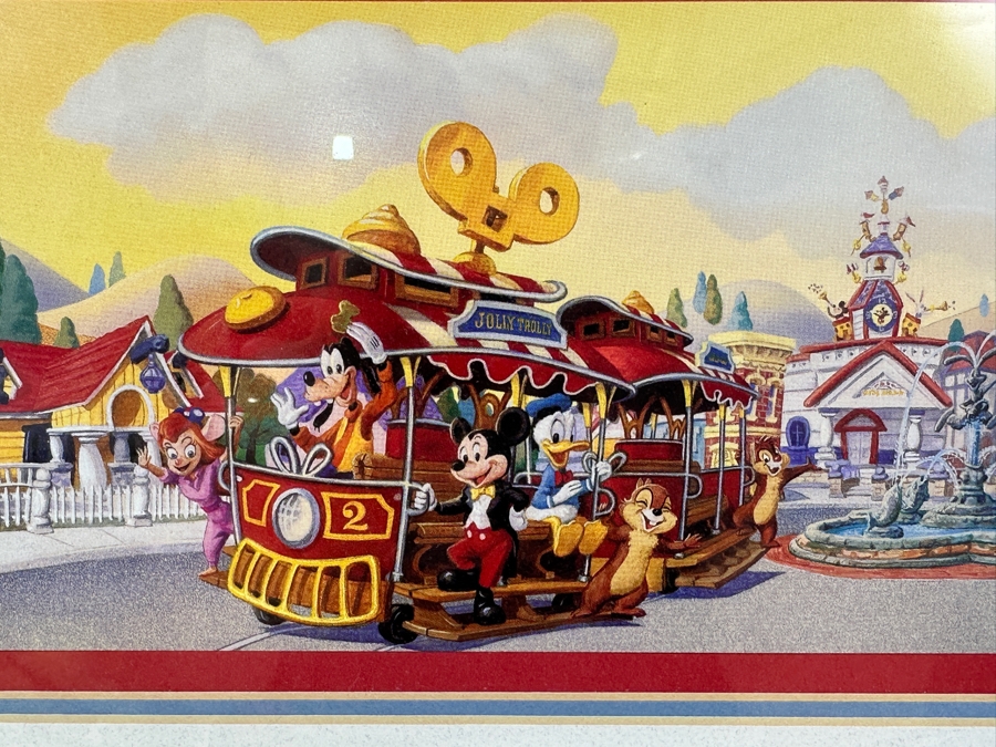 Unused Mickey's Toontown Special Edition Commemorative Passport Ticket 1993 Framed [Photo 7]