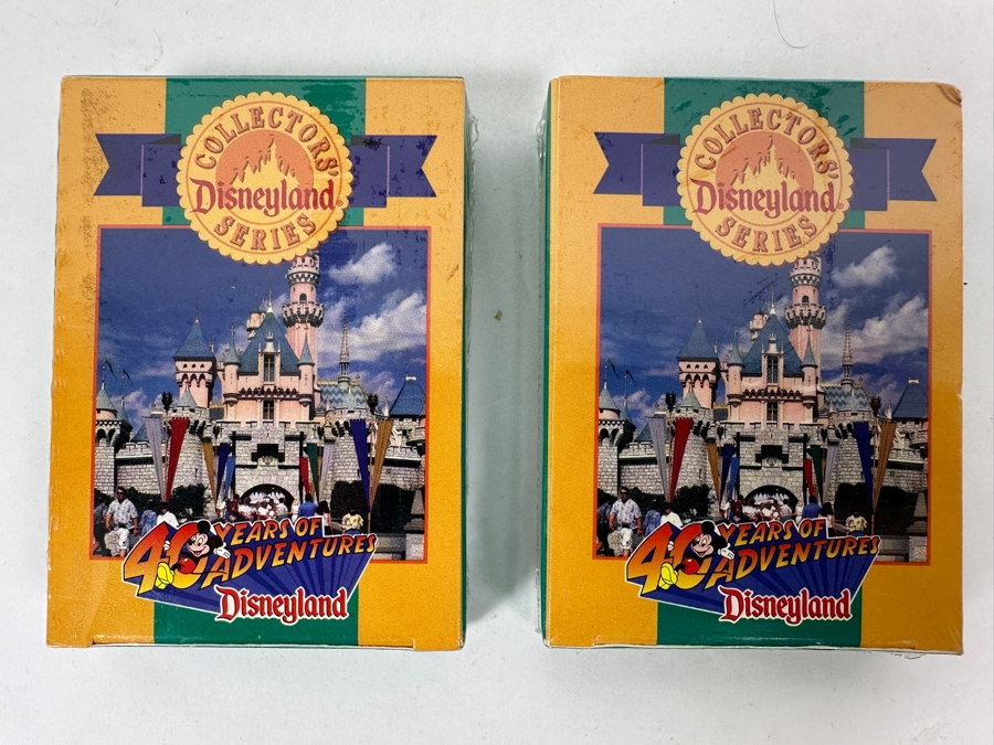 Pair Of Factory Sealed Limited Edition Disneyland Collectors' Series 40 Years Of Adventures At Disneyland Premier Anniversary Collection Trading Cards [Photo 2]