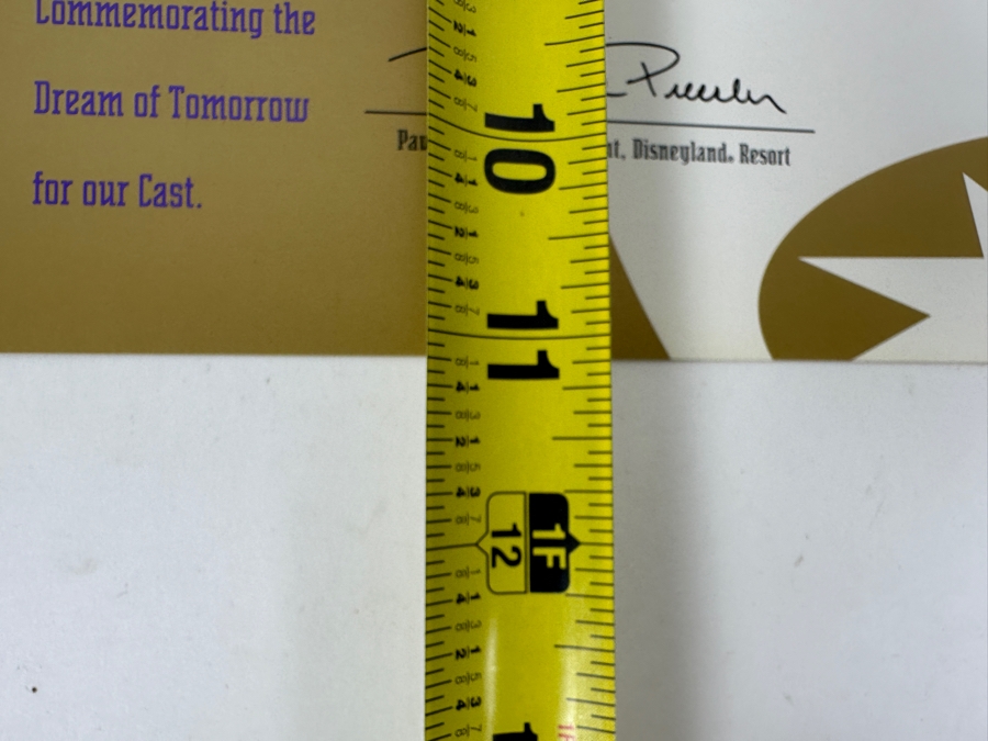 Disneyland Tomorrowland Imagination And Beyond 3D Lenticular Poster Commemorative For Cast Members 8.5 X 11 [Photo 6]