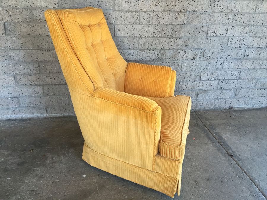 Mid century deals swivel rocker chair