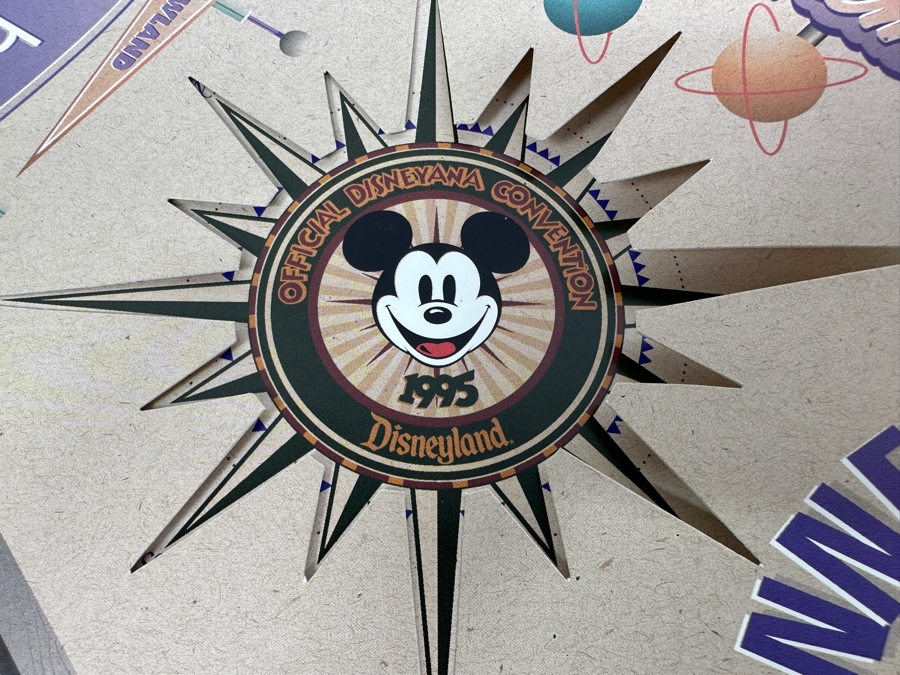 Special Edition Disneyana Convention 1995 40 Years Of Adventure Media Press Kit Folder Packet [Photo 3]
