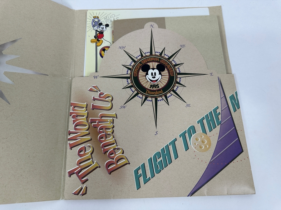 Special Edition Disneyana Convention 1995 40 Years Of Adventure Media Press Kit Folder Packet [Photo 4]
