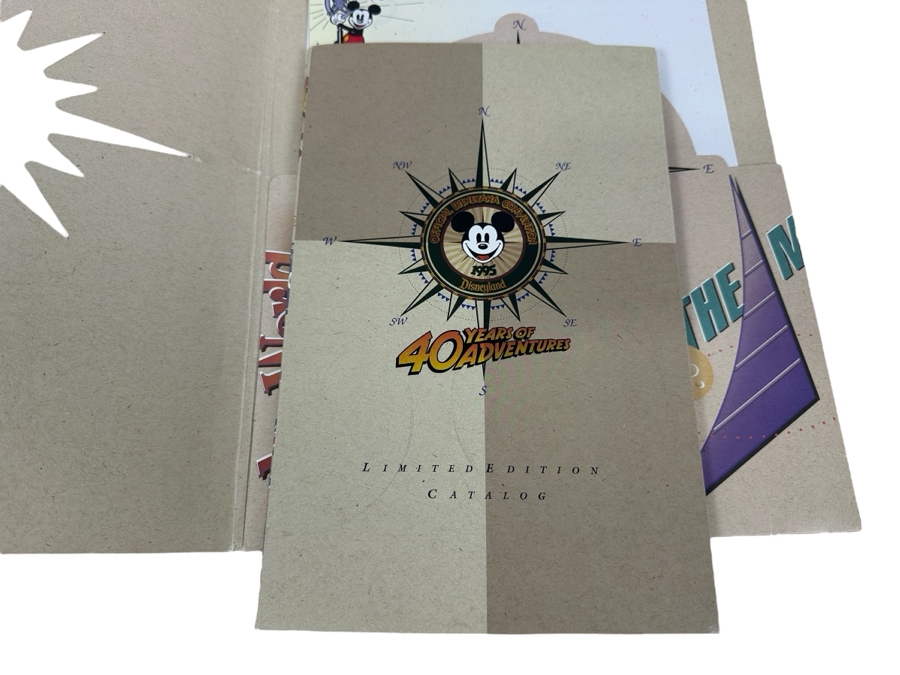 Special Edition Disneyana Convention 1995 40 Years Of Adventure Media Press Kit Folder Packet