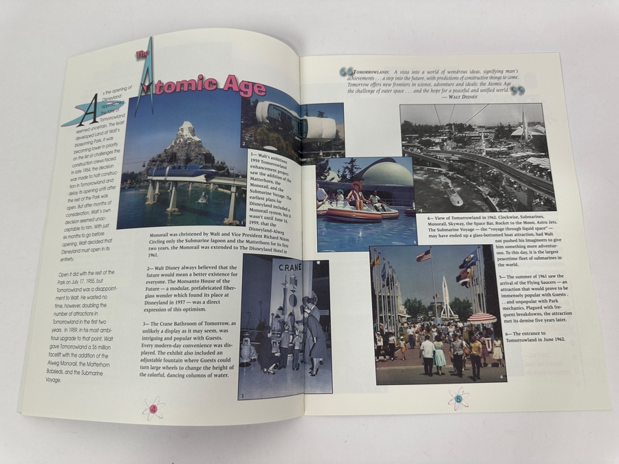 Disneyland Resort Cast Member Tomorrowland Imagination And Beyond Attraction Information Souvenir [Photo 3]