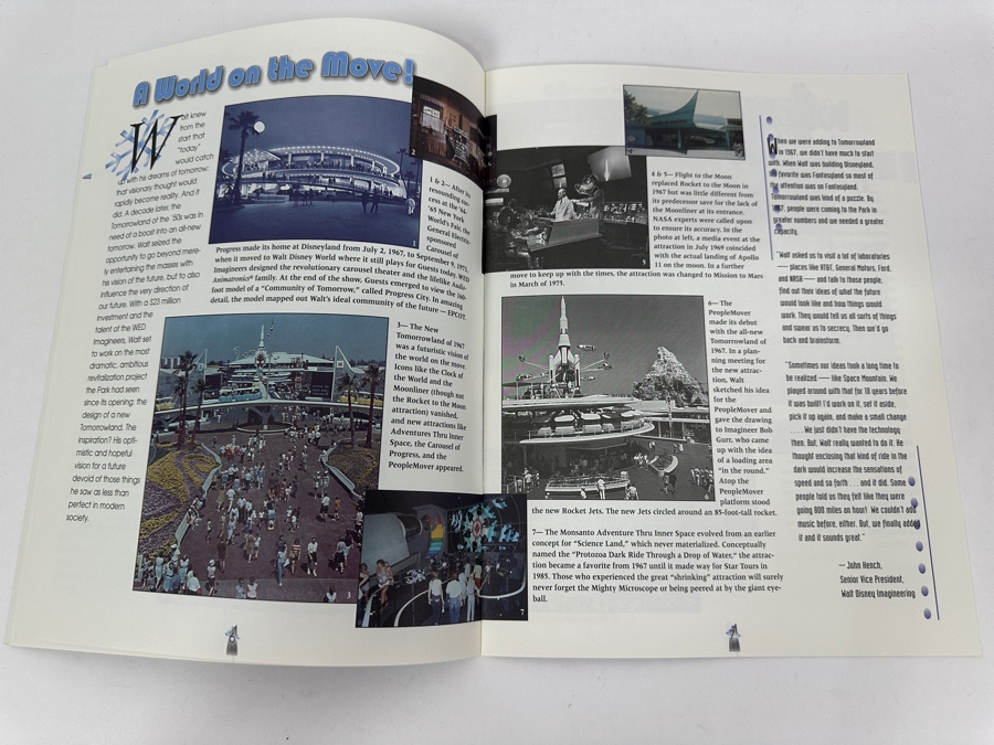 Disneyland Resort Cast Member Tomorrowland Imagination And Beyond Attraction Information Souvenir [Photo 4]