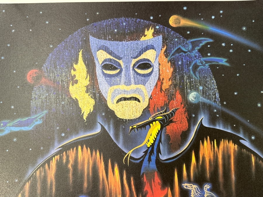 Charles Boyer (1935-2021, American) Limited Edition Artist Signed Lithograph Titled 'Fantasmic!' To Commemorate The Newest Imagination At Disneyland Park Numbered 780 Of 1,000 With COA 20 X 30 [Photo 7]