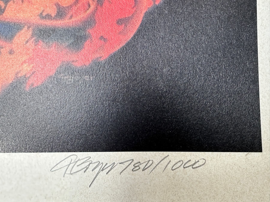 Charles Boyer (1935-2021, American) Limited Edition Artist Signed Lithograph Titled 'Fantasmic!' To Commemorate The Newest Imagination At Disneyland Park Numbered 780 Of 1,000 With COA 20 X 30 [Photo 9]