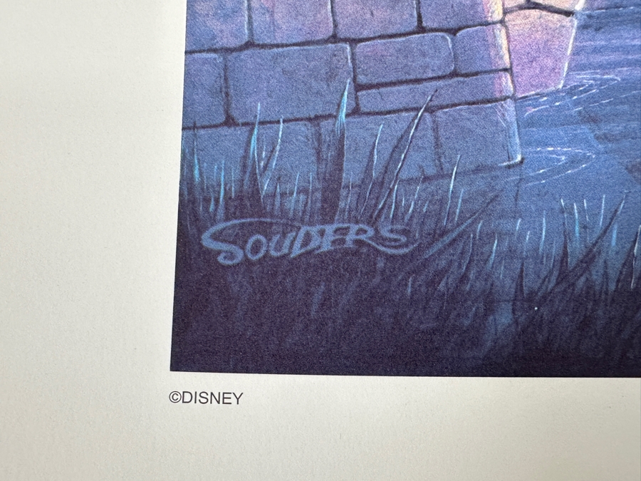 Randy Souders Disneyland Sleeping Beauty Castle Limited Edition Lithograph Artist Signed Numbered 147 Of 1,000 24 X 32 [Photo 7]