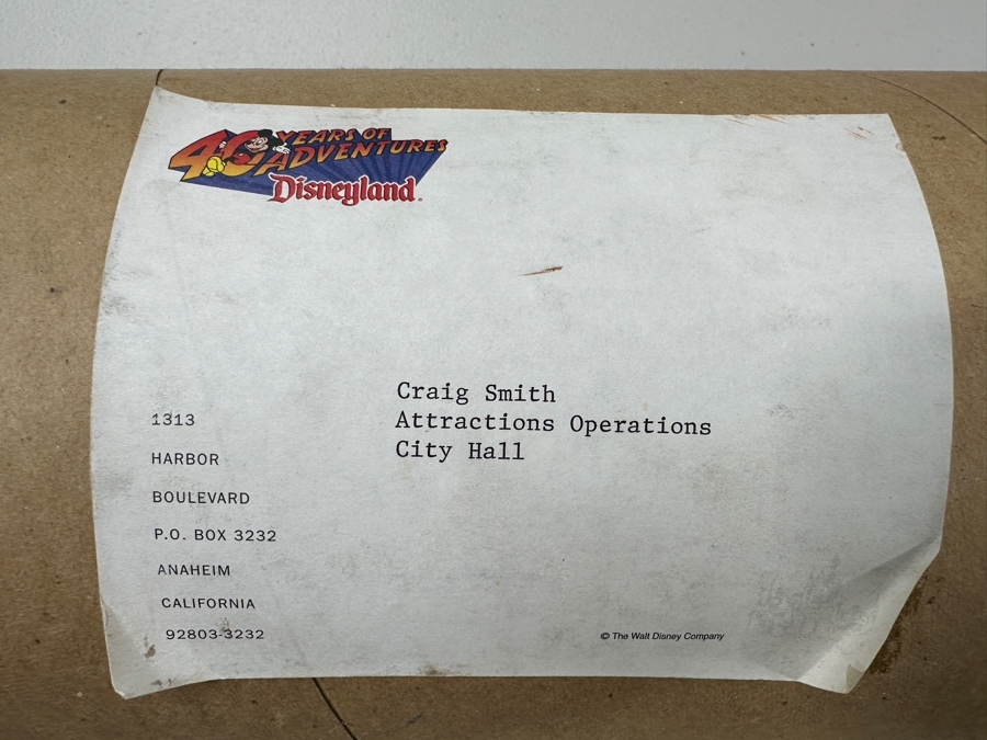 Rare Vintage 1995 Indiana Jones Adventure Disneyland Lithograph Signed By Michael Eisner & Artist Drew Struzen W/ COA Limited Edition Numbered 9 Of 500 25.5 X 38 [Photo 15]