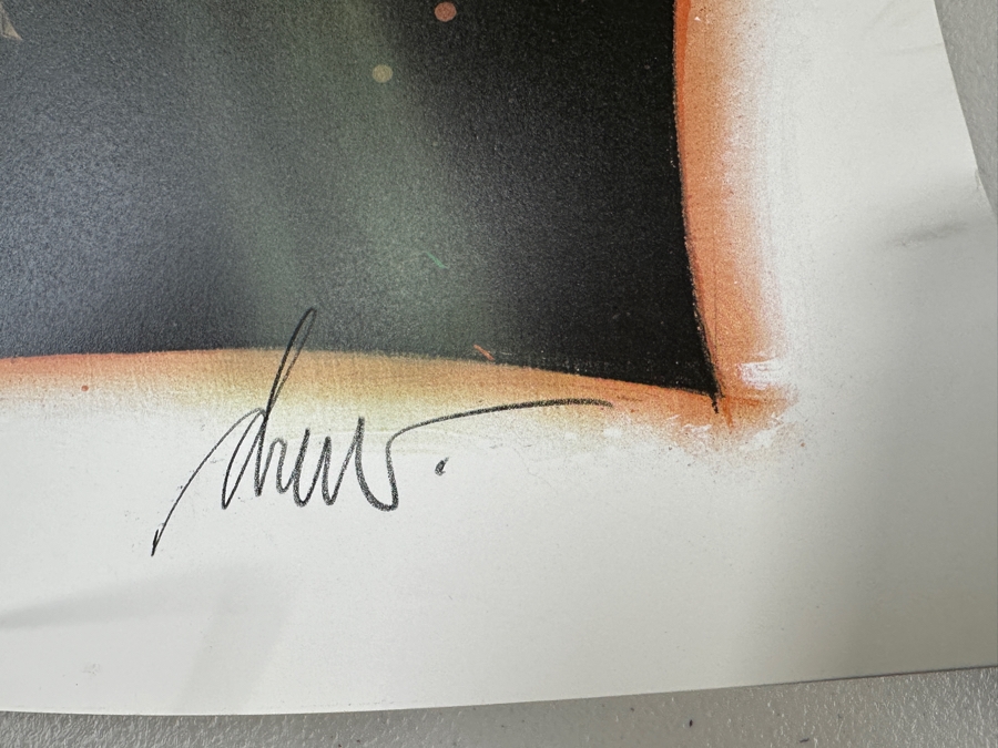 Rare Vintage 1995 Indiana Jones Adventure Disneyland Lithograph Signed By Michael Eisner & Artist Drew Struzen W/ COA Limited Edition Numbered 9 Of 500 25.5 X 38 [Photo 10]