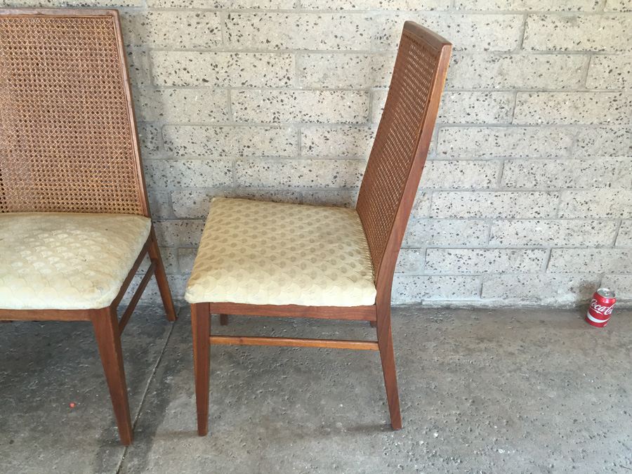 Mid-century Cane Back Chairs - Seat Cushions Need To Be Reupholstered [Photo 6]