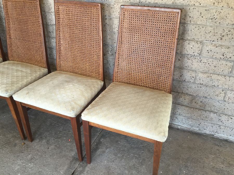 Mid-century Cane Back Chairs - Seat Cushions Need To Be Reupholstered [Photo 5]