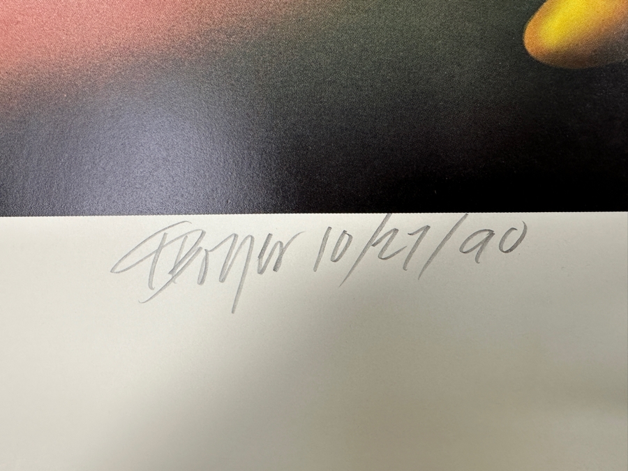 Charles Boyer (1935-2021, American) Limited Edition Artist Signed On 10/27/1990 Lithograph 1985 Disneyland 30th Year 23 X 29 [Photo 7]