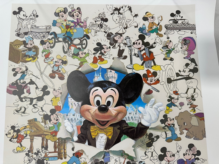 Charles Boyer (1935-2021, American) Limited Edition Artist Signed Lithograph 1988 'Thanks Mickey, For 60 Happy Years!' Numbered 29 Of 2,500 With COA 18 X 24 [Photo 4]