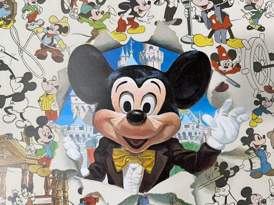 Charles Boyer (1935-2021, American) Limited Edition Artist Signed Lithograph 1988 'Thanks Mickey, For 60 Happy Years!' Numbered 29 Of 2,500 With COA 18 X 24 [Photo 3]