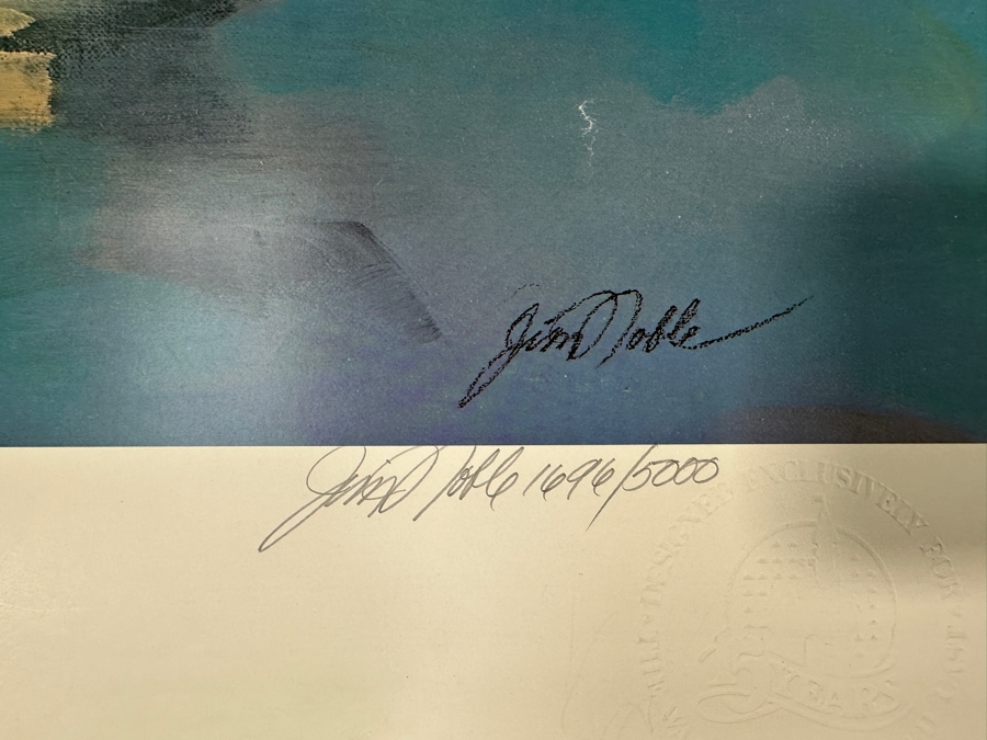 Jim Noble Walt Disney World Vacation Kingdown Limited Edition Artist Signed Lithograph 'Magical Dreams' Numbered 1,696 Of 5,000 With COA 22 X 28 [Photo 5]