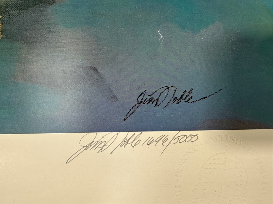 Jim Noble Walt Disney World Vacation Kingdown Limited Edition Artist Signed Lithograph 'Magical Dreams' Numbered 1,696 Of 5,000 With COA 22 X 28 [Photo 6]