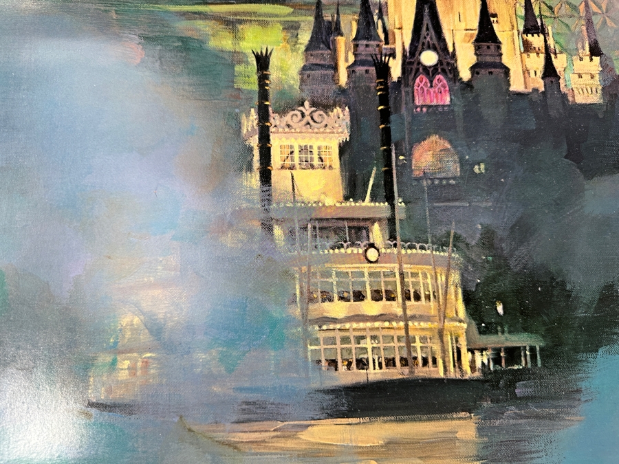 Jim Noble Walt Disney World Vacation Kingdown Limited Edition Artist Signed Lithograph 'Magical Dreams' Numbered 1,696 Of 5,000 With COA 22 X 28 [Photo 4]