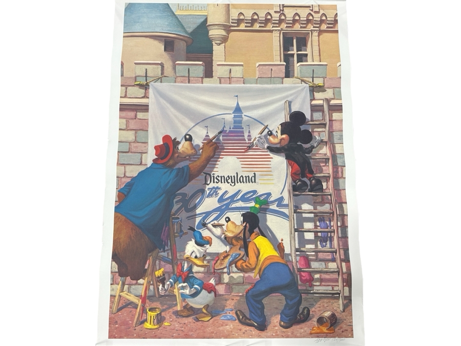 Charles Boyer (1935-2021, American) Limited Edition Artist Signed Lithograph 'Magical Smiles II - The Painters' Numbered 124 Of 1,000 With COA 23 X 33.5 [Photo 1]