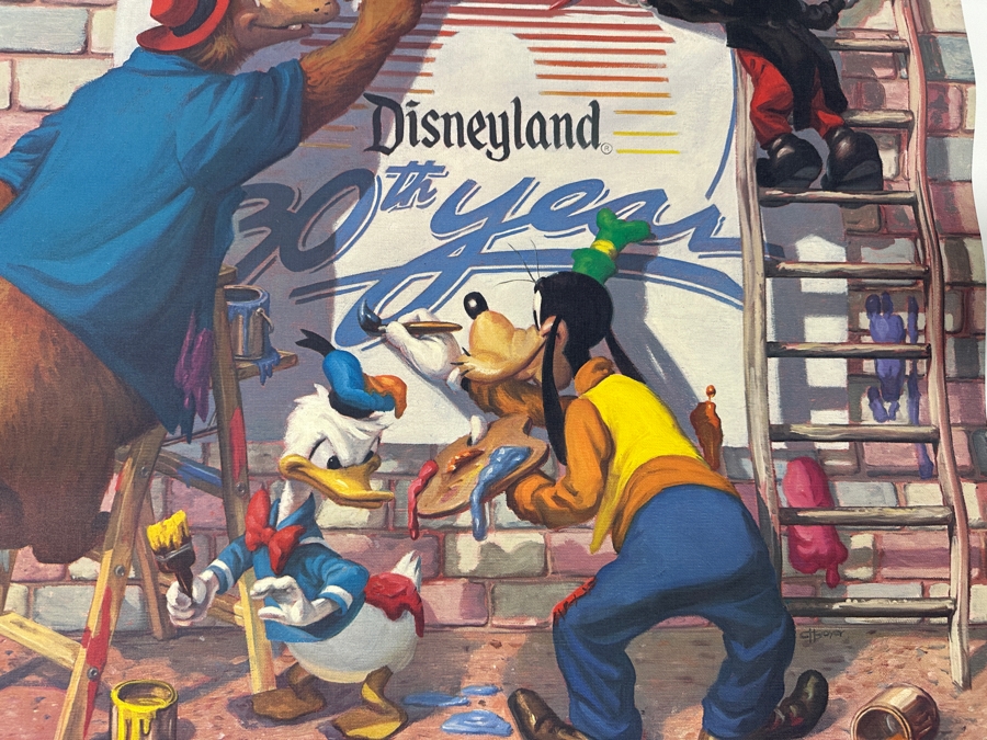 Charles Boyer (1935-2021, American) Limited Edition Artist Signed Lithograph 'Magical Smiles II - The Painters' Numbered 124 Of 1,000 With COA 23 X 33.5 [Photo 3]