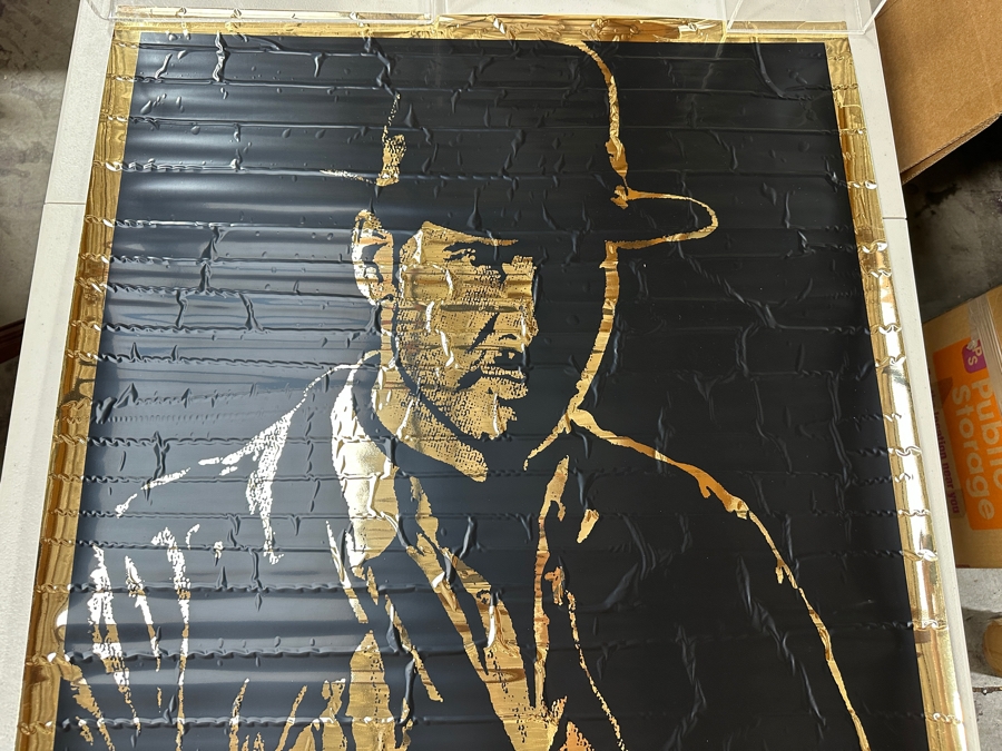 Vintage 1991 Lucasfilm Limited Edition Indiana Jones Raiders Of The Lost Ark 10th Anniversary Foil Poster Style 'B' Numbered 245 Of 5,000 With COA 27 X 41 [Photo 2]