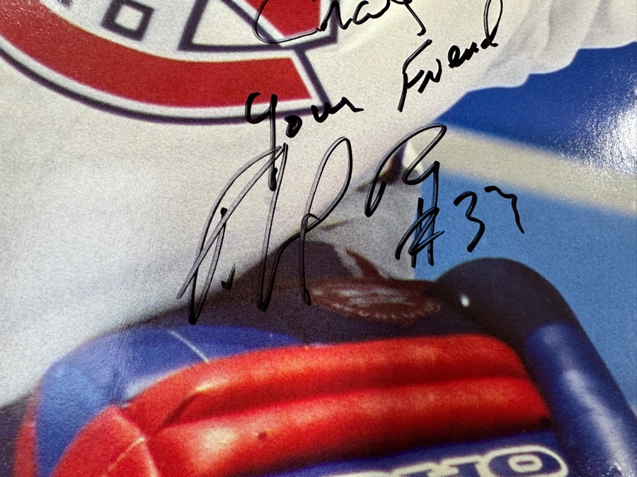 Signed Patrick Roy Montreal Canadiens NHL Hockey Poster 17 X 30 [Photo 4]