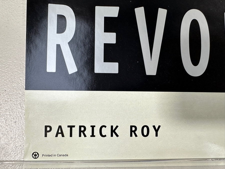 Signed Patrick Roy Montreal Canadiens NHL Hockey Poster 17 X 30 [Photo 5]