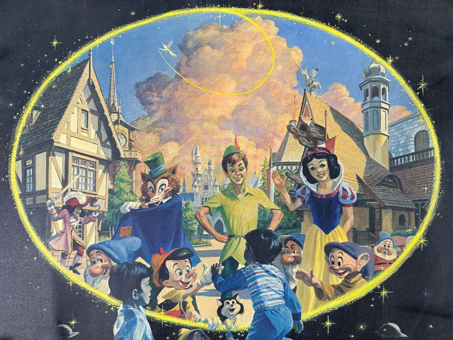 Charles Boyer (1935-2021, American) Limited Edition Artist Signed Lithograph 1983 'New Fantasyland' Numbered 228 Of 3,750 With COA 22 X 22 [Photo 2]